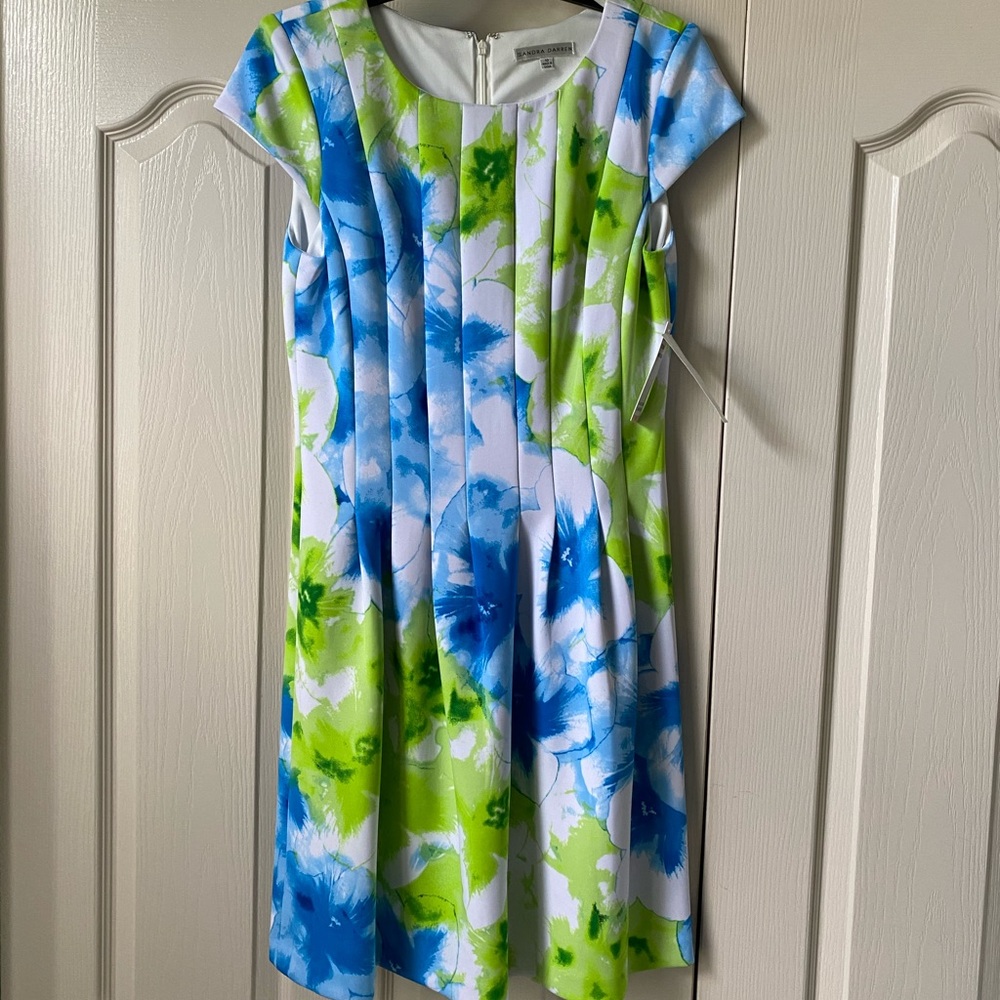 Sandra Darren floral dress NWT